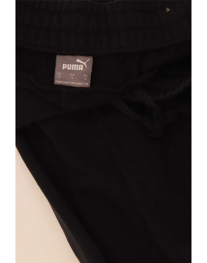 Puma muške trenirke s trenirkama male crne