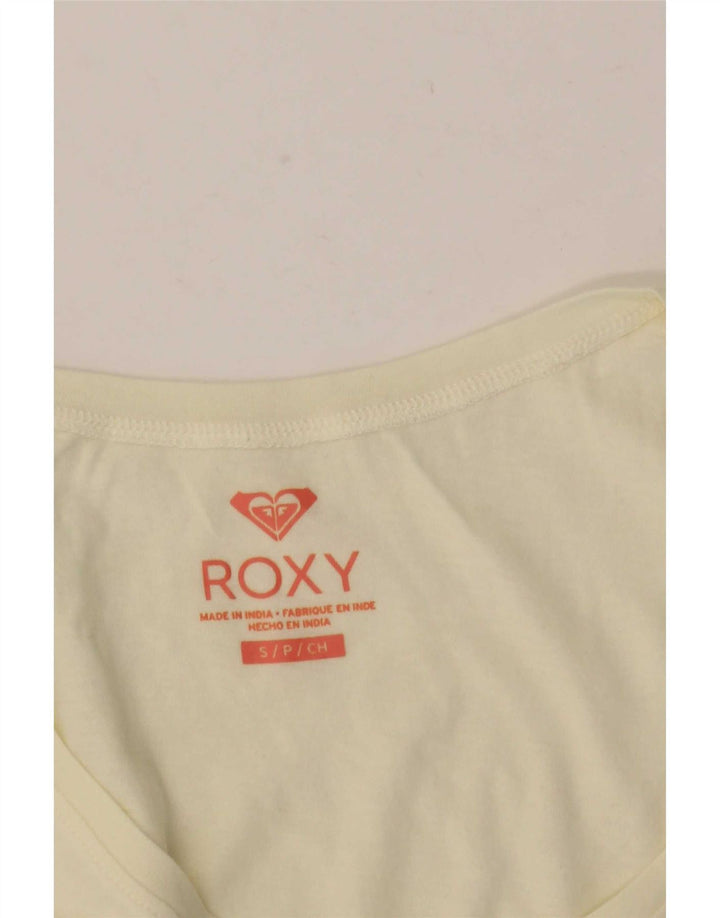 Roxy Ženski grafički prsluk UK 10 Small Off White