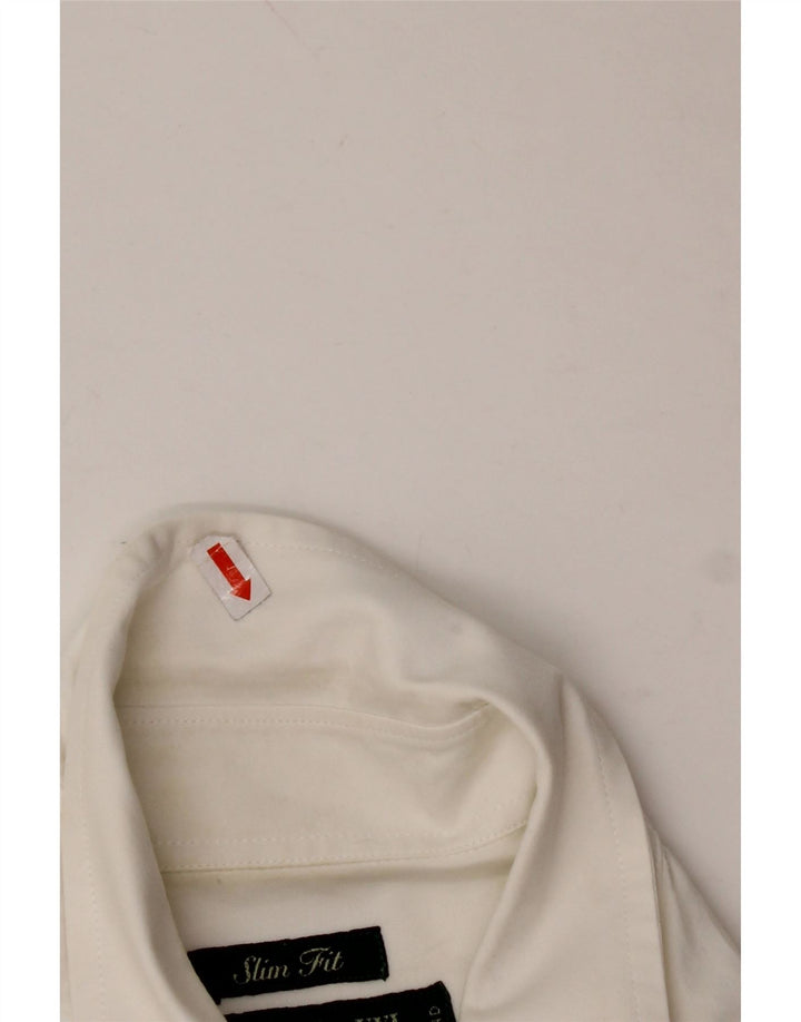FRED PERRY Muška uska košulja 2XL bijeli pamuk