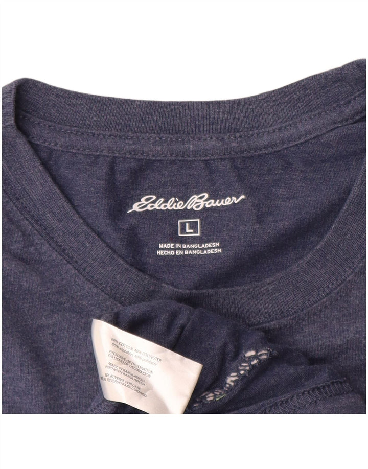 Eddie Bauer muška majica dugih rukava, veliki plavi pamuk