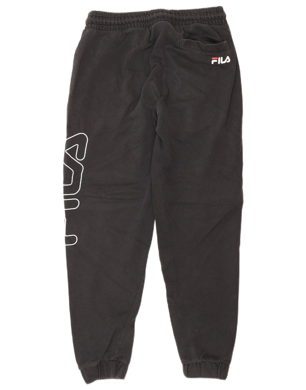 FILA Ženske hlače za trenirku s grafičkim motivima Joggers UK 6 XS crne