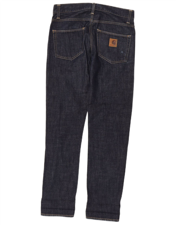 Carhartt muške uske traperice W30 L32 tamnoplavi pamuk