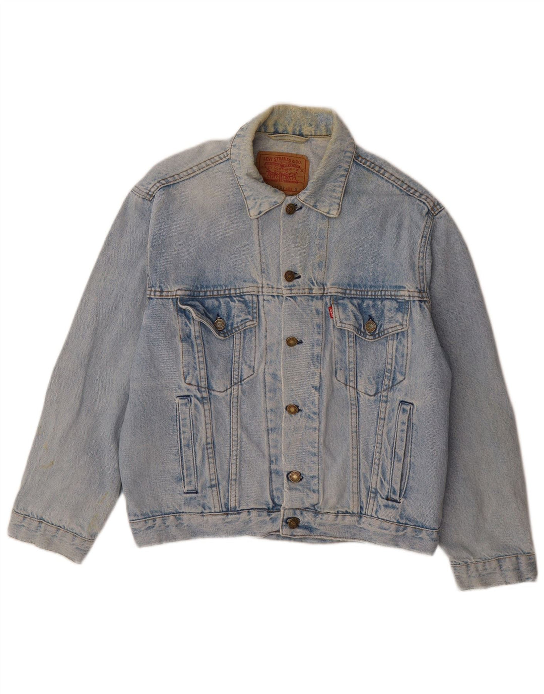 Levi's muška traper jakna UK 36 Small Blue Cotton