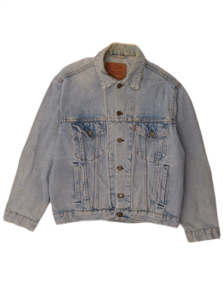 Levi's muška traper jakna UK 36 Small Blue Cotton