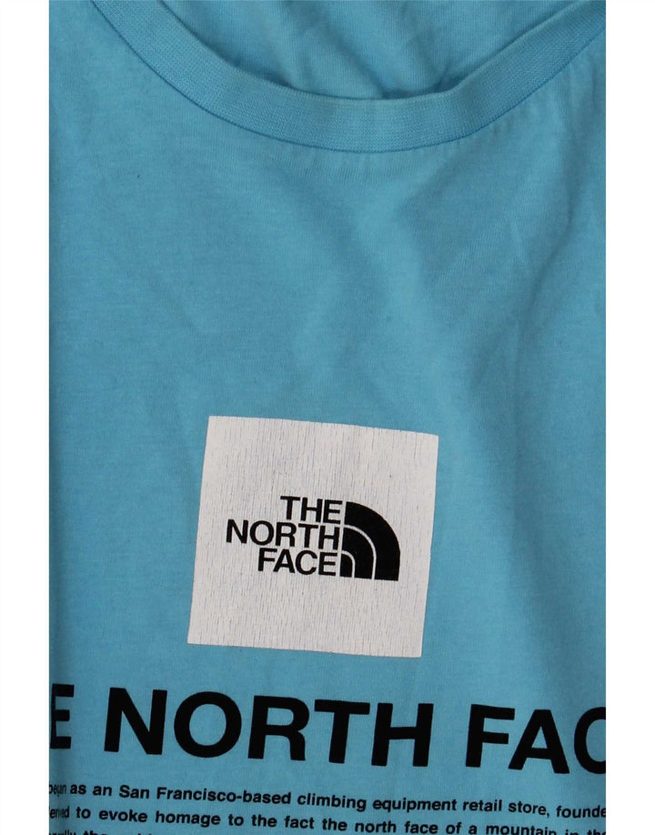 Srednje plava muška majica s grafičkim motivima The North Face