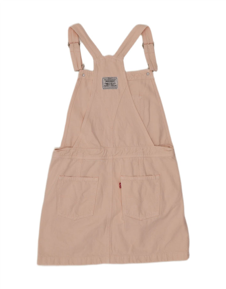 Levi's Ženska Dungarees traper suknja srednje veličine W34, ružičasti pamuk