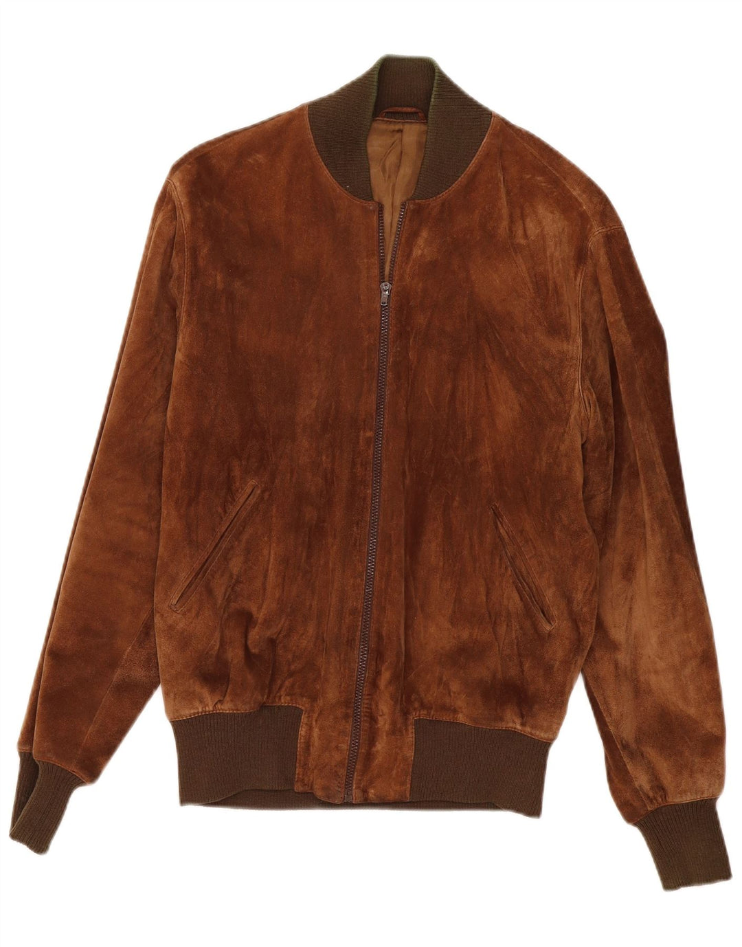 Vintage muška bomber jakna od brušene kože IT 54 2XL bež