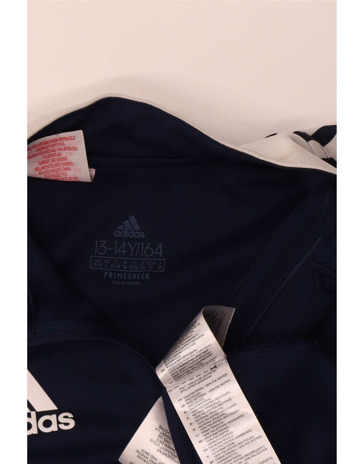 Adidas Boys Aeroready Pullover Trenirka Top 13-14 Years Mornarsko plava