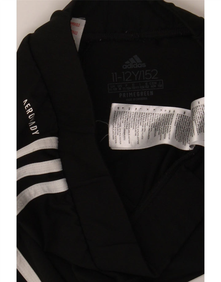 ADIDAS Aeroready tajice za djevojčice 11-12 godina crne poliesterske