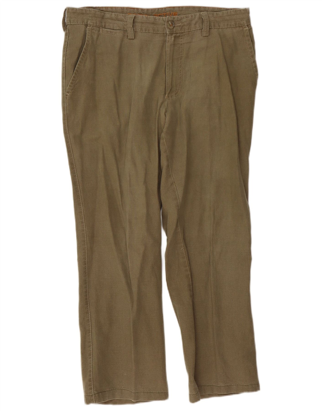 CAMEL ACTIVE Muške ravne chino hlače W36 L27 kaki pamuk