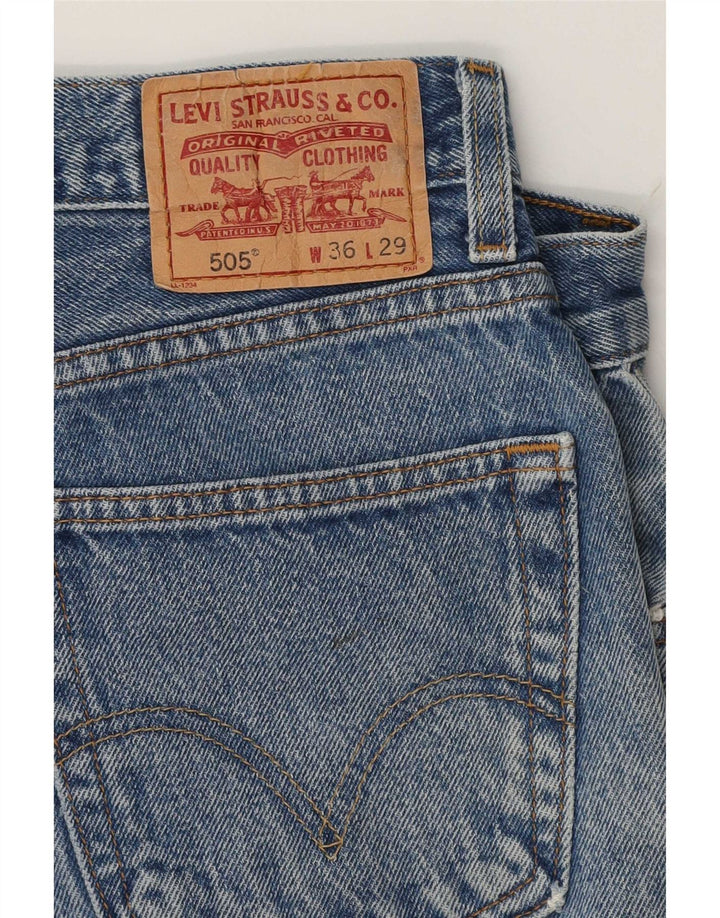 Levi's muške 505 ravne traperice regularnog kroja W36 L26 plavi pamuk