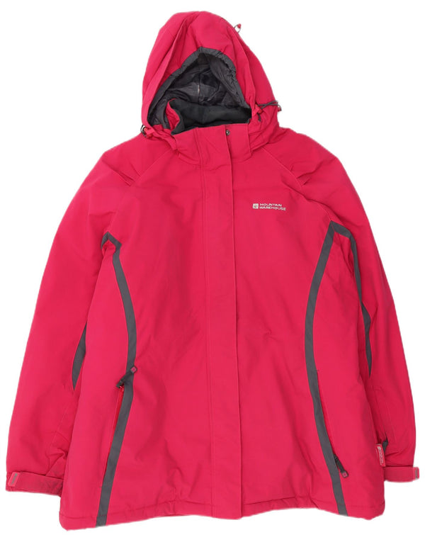 Mountain Warehouse ženska velika vjetrovka s kapuljačom UK 18 XL ružičasta