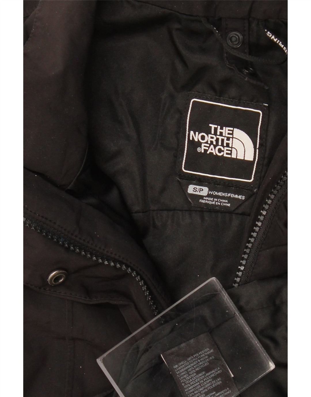 THE NORTH FACE Ženska vjetrovka UK 10 Mali crni poliester