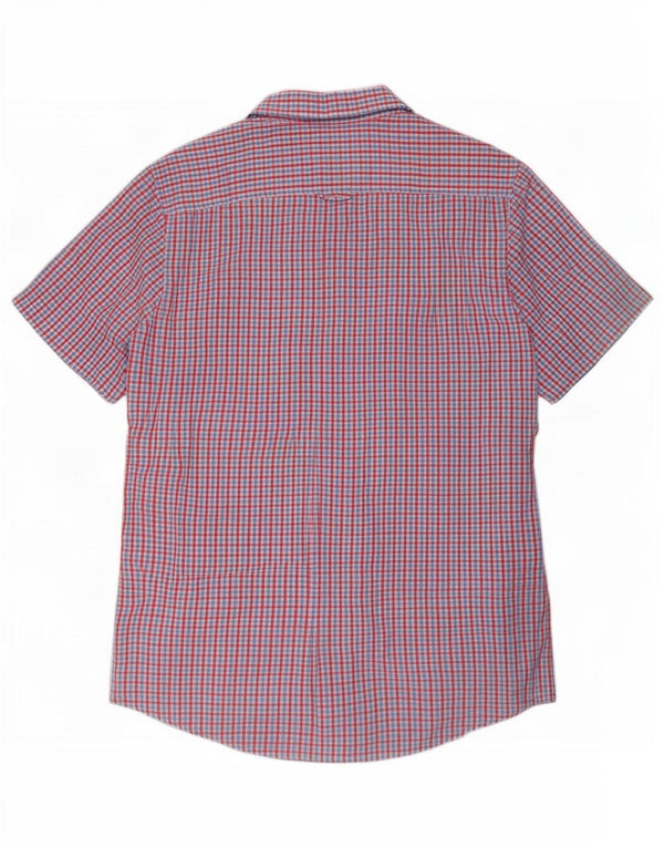 Crew Clothing Muška košulja kratkih rukava 2XL crveni karirani pamuk