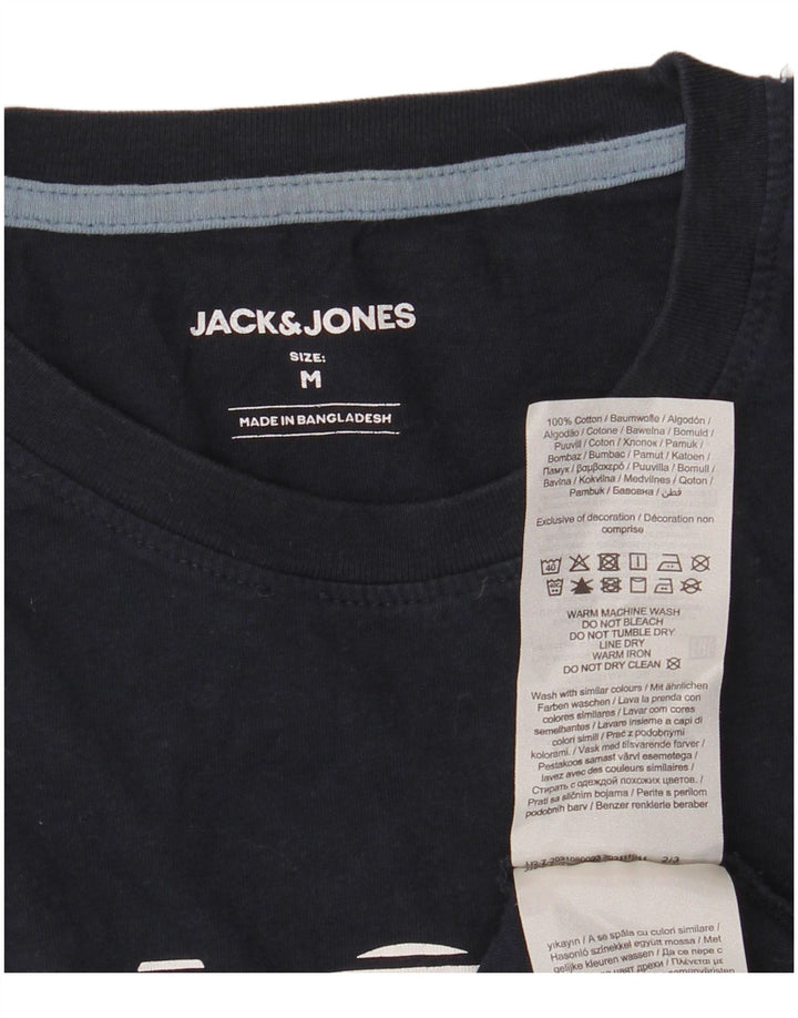 Jack & Jones muška majica kratkih rukava srednje veličine tamnoplavi pamuk