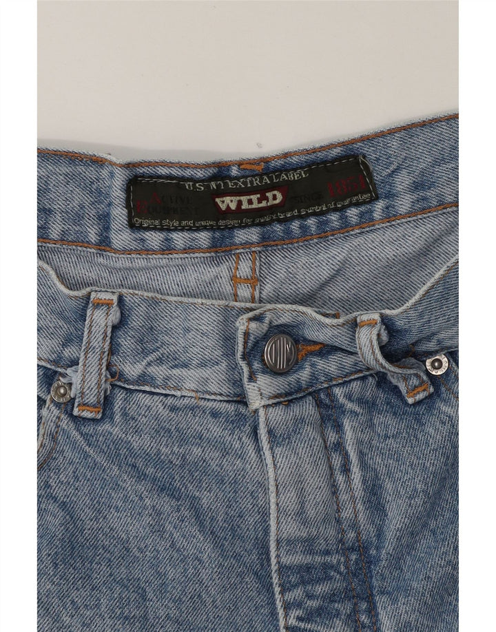 WILD Womens Straight Jeans W28 L29 Blue Vintage Wild and Second-Hand Wild from Messina Hembry 