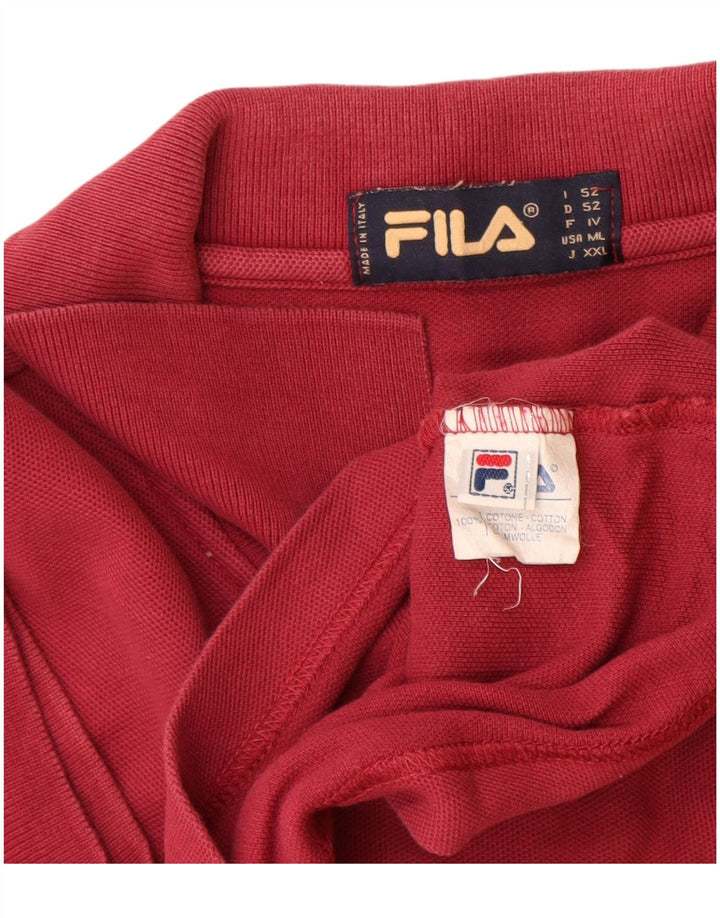 Fila muška polo majica IT 52 velika crvena pamuk