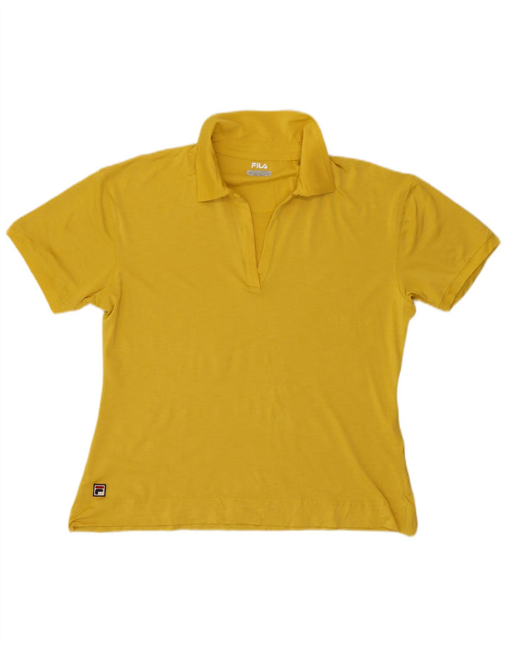 Fila ženska polo majica UK 18 XL žuti poliester