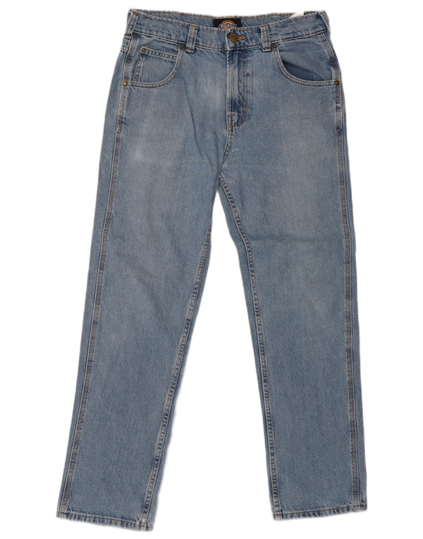 DICKIES Ženske ravne traperice W28 L30 plavi pamuk