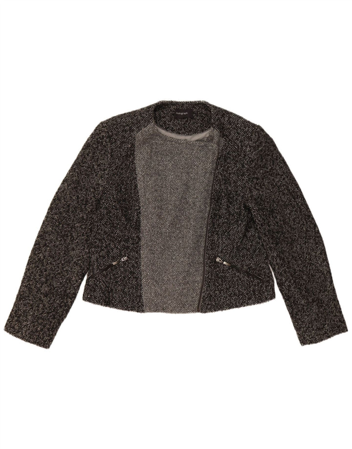 Marks & Spencer Ženska autograph jakna jakna UK 16 Large Grey Flected