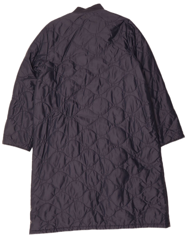 Barbour ženski preveliki podstavljeni kaput UK 12 Srednje tamnoplavi