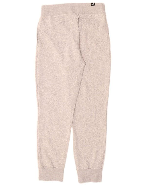 Puma Ženska trenirka Hlače Joggers UK 6 XS Sivi flekasti pamuk