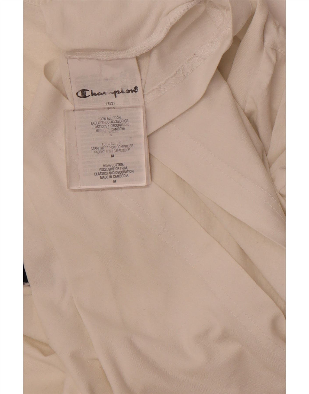 CHAMPION Muška majica kratkih rukava srednje veličine, bijeli pamuk