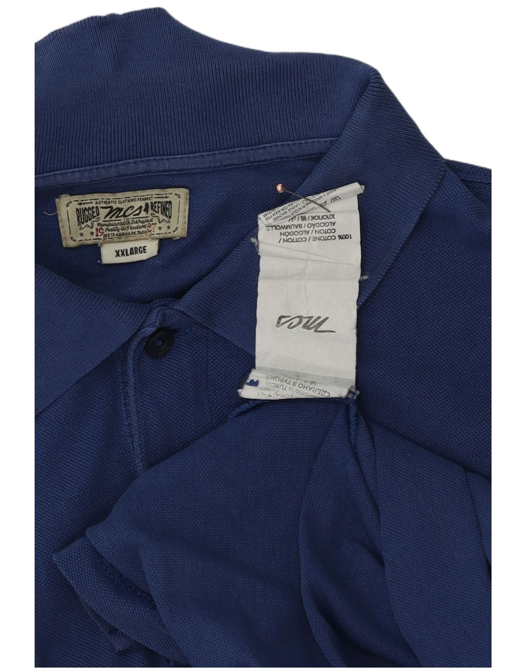 Marlboro Classics muška polo majica 2XL plavi pamuk