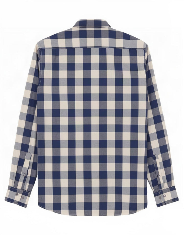 Gant muška tanka košulja Mala plava gingham pamuk
