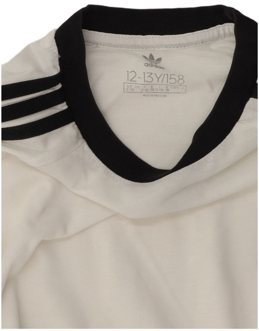 ADIDAS Boys T-Shirt Top 12-13 Years  White