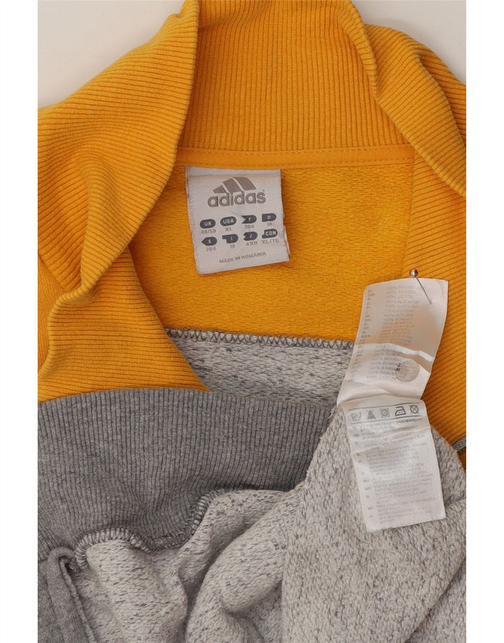 ADIDAS muška trenirka, gornja jakna XL sivi, pamuk u boji