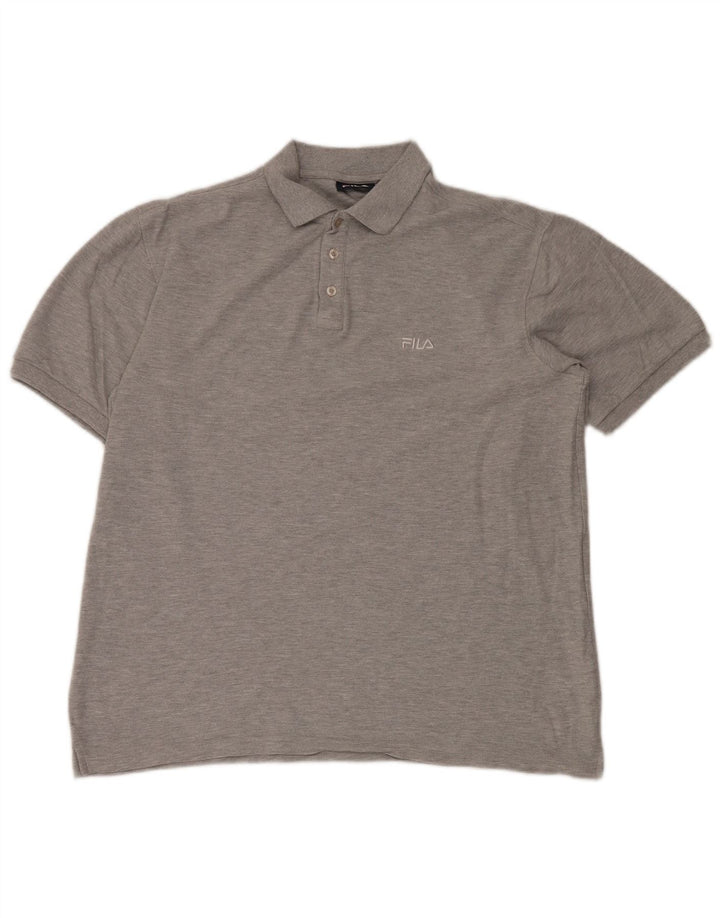 FILA muška polo majica XL sivi pamuk