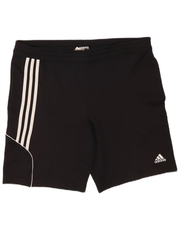 Adidas muške sportske kratke hlače Climalite, veliki crni poliester