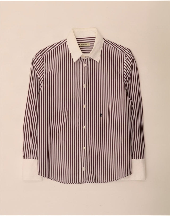 Henry Cottons Ženska košulja IT 44 Medium White Pinstripe