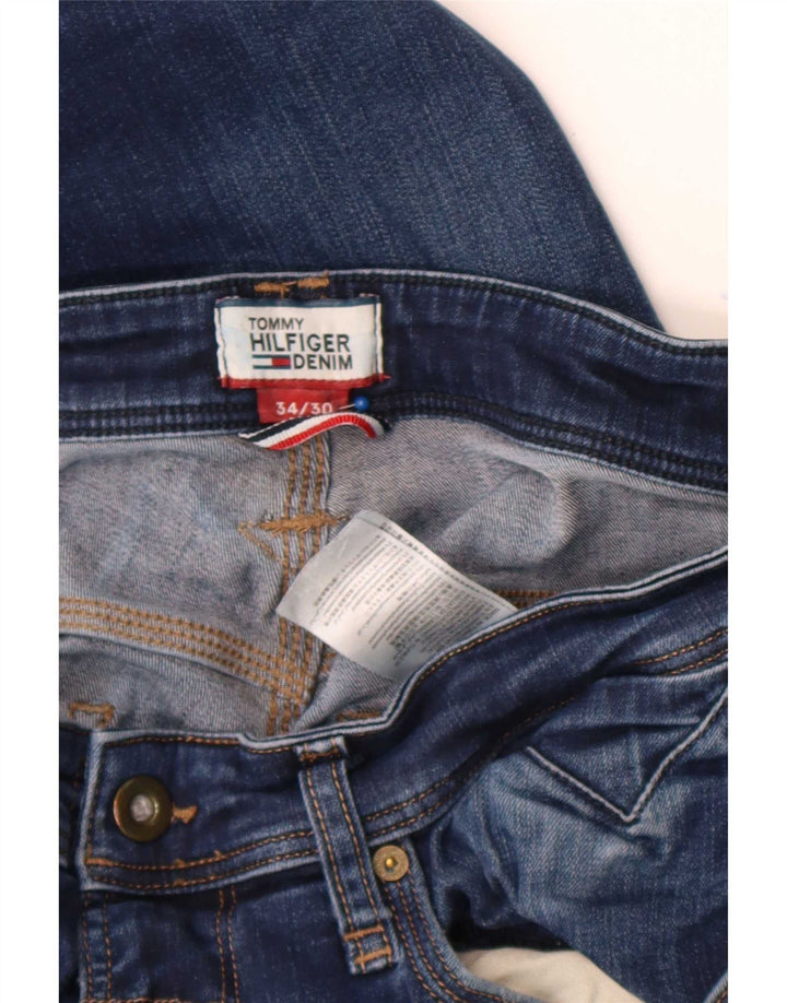Tommy Hilfiger muške traperice Ryan Bootcut W34 L30 plavi pamuk