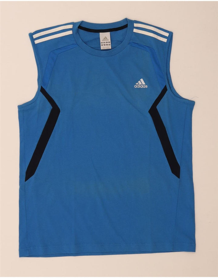 Adidas muški prsluk Climalite, veliki plavi pamuk u boji