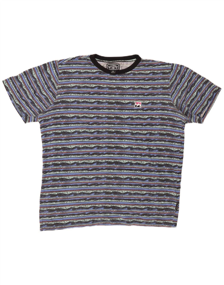 BILLABONG Muška majica kratkih rukava s grafičkim motivima 2XL pamuk na plave pruge