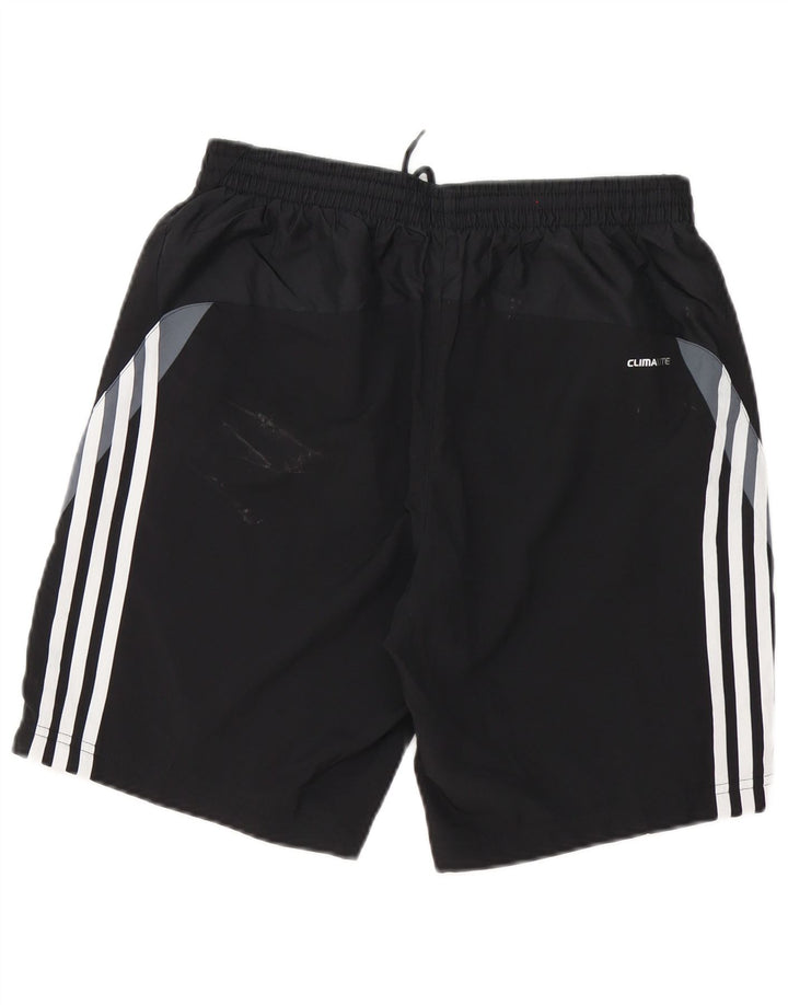 Adidas muške sportske kratke hlače Climalite male crne poliesterske boje