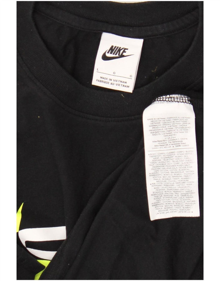 Nike muška majica s grafičkim motivima, veliki crni pamuk