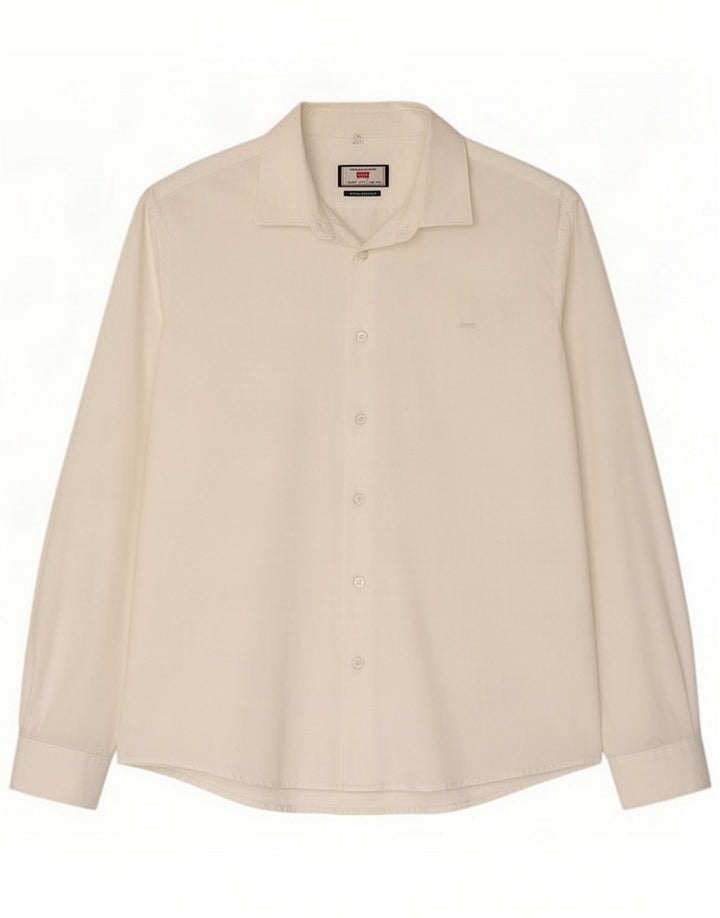 Carrera Mens Regular Shirt 3XL Bijeli pamuk