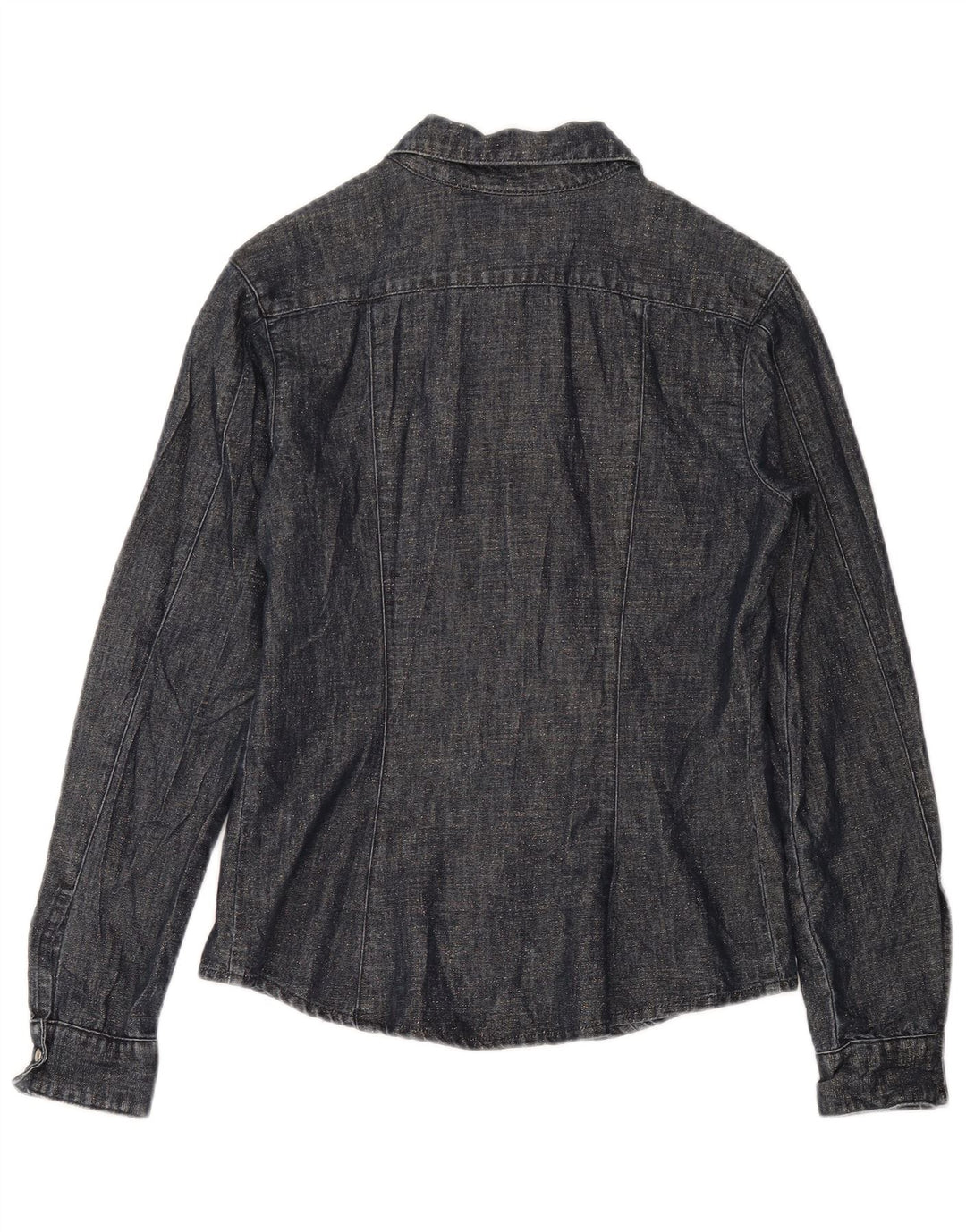 Vintage ženska košulja UK 12 srednje tamnoplava