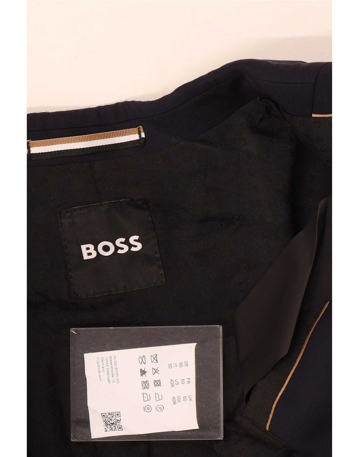 Hugo Boss muška jakna s 2 gumba EU 50 velika tamnoplava vuna