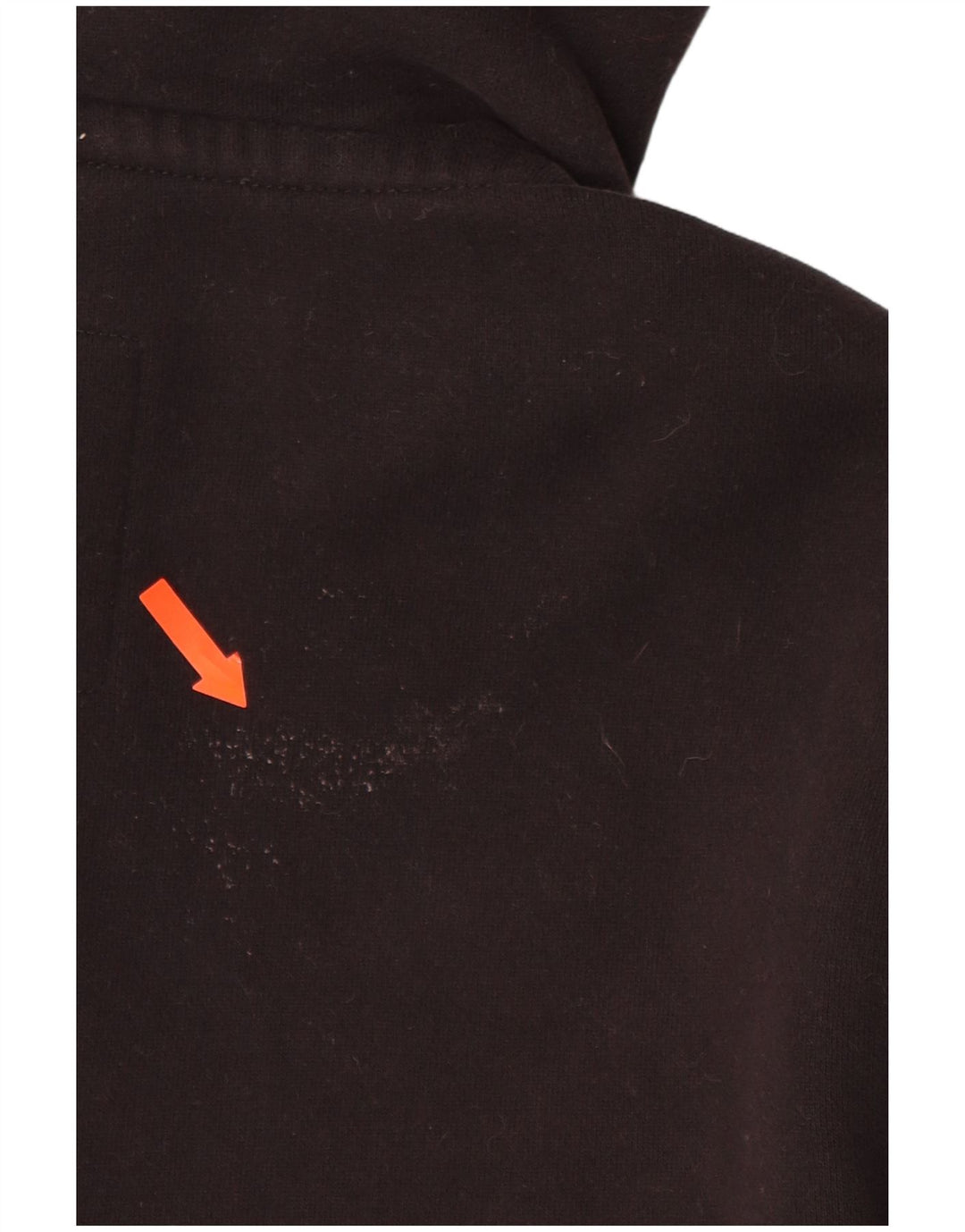 SUPERDRY muški pulover s kapuljačom s patentnim zatvaračem, mali crni pamuk