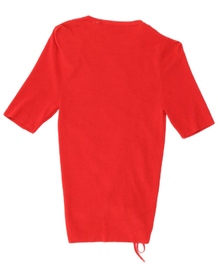 Zara ženski vrh bluze UK 8 Small Red
