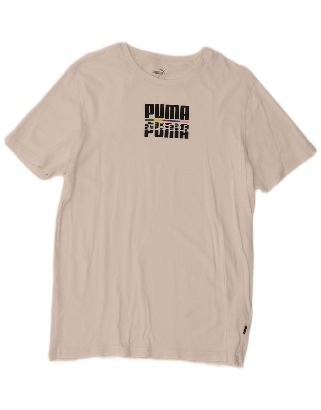PUMA Majica kratkih rukava s grafičkim motivima, mali bijeli pamuk
