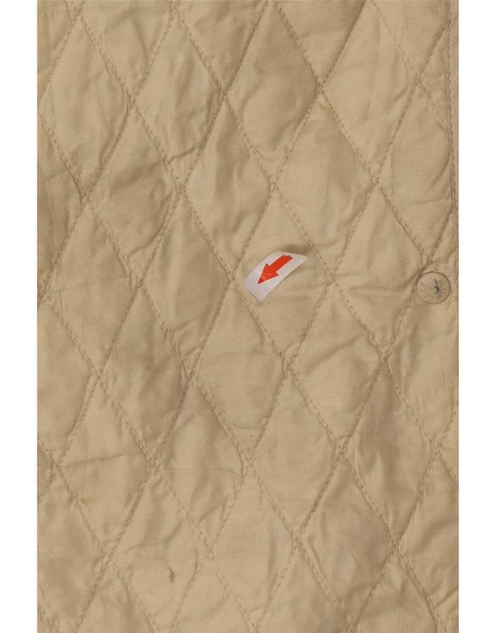 Moncler ženska prošivena jakna, veličina 4 XL, bež