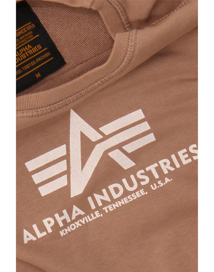 ALPHA INDUSTRIES Ženski džemper s grafičkim motivima UK 14 Srednje smeđa