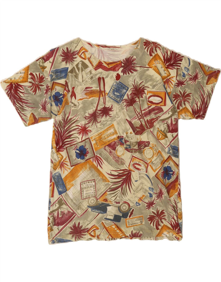 VINTAGE Mens Graphic T-Shirt Top Medium Multicoloured Cotton Vintage Vintage and Second-Hand Vintage from Messina Hembry 