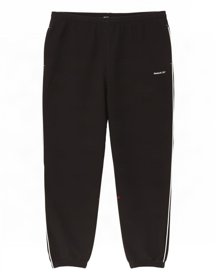 Reebok muška trenirka hlače Joggers veliki crni poliester