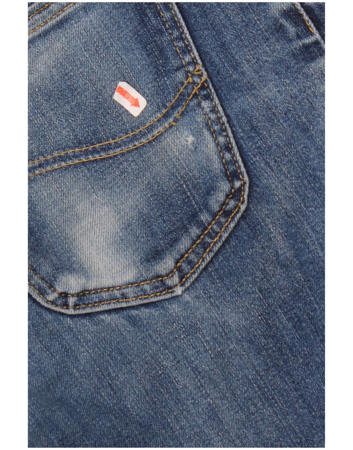 LEE Mens Brooklyn Straight Jeans W36 L36 Plavi pamuk